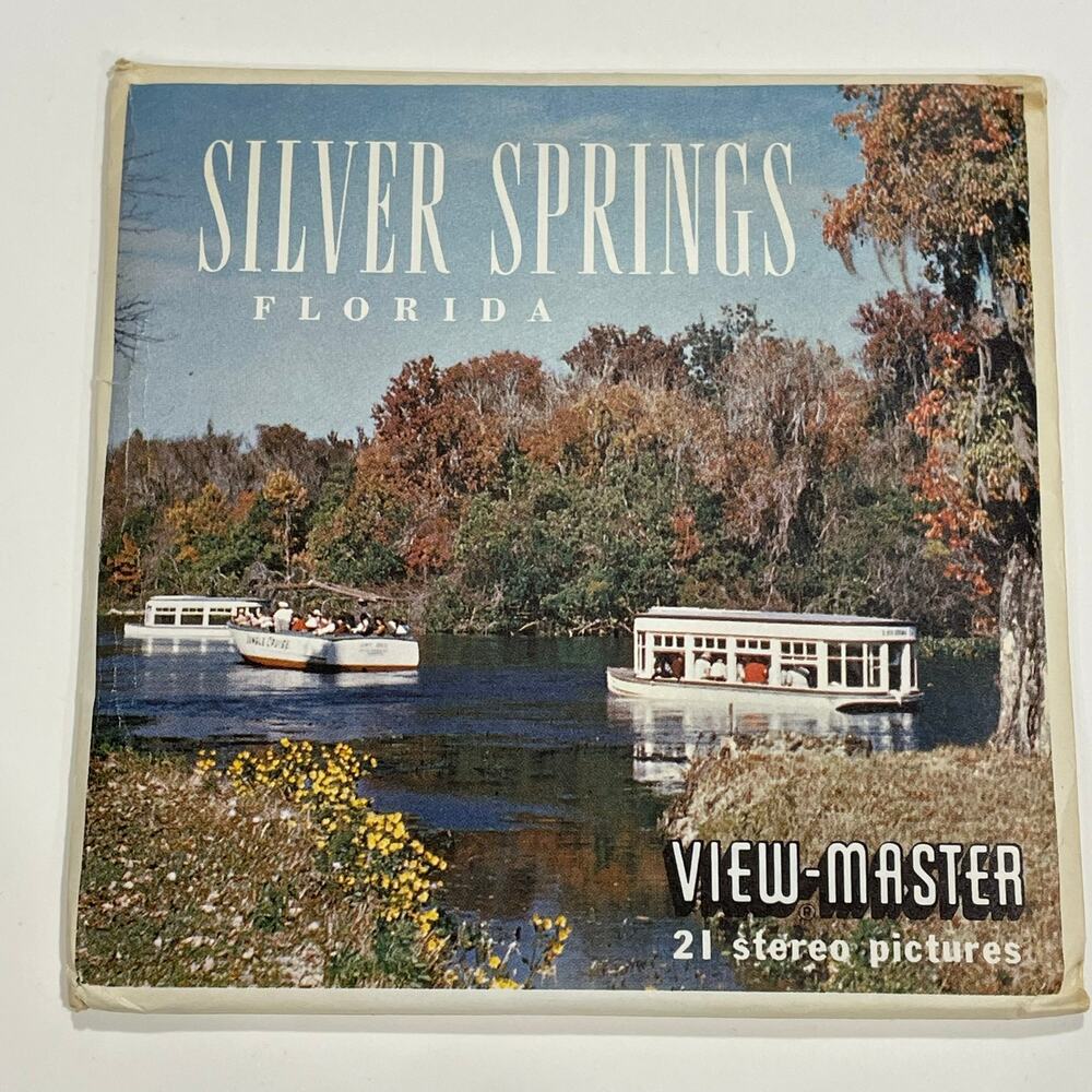 1962 Sawyers View-Master A962 Silver Springs Florida Vacationland 3 reels
